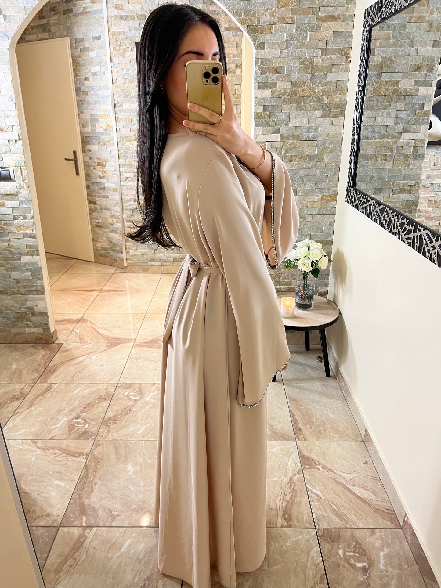 Abaya jade beige