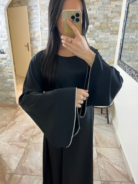 Abaya jade noir