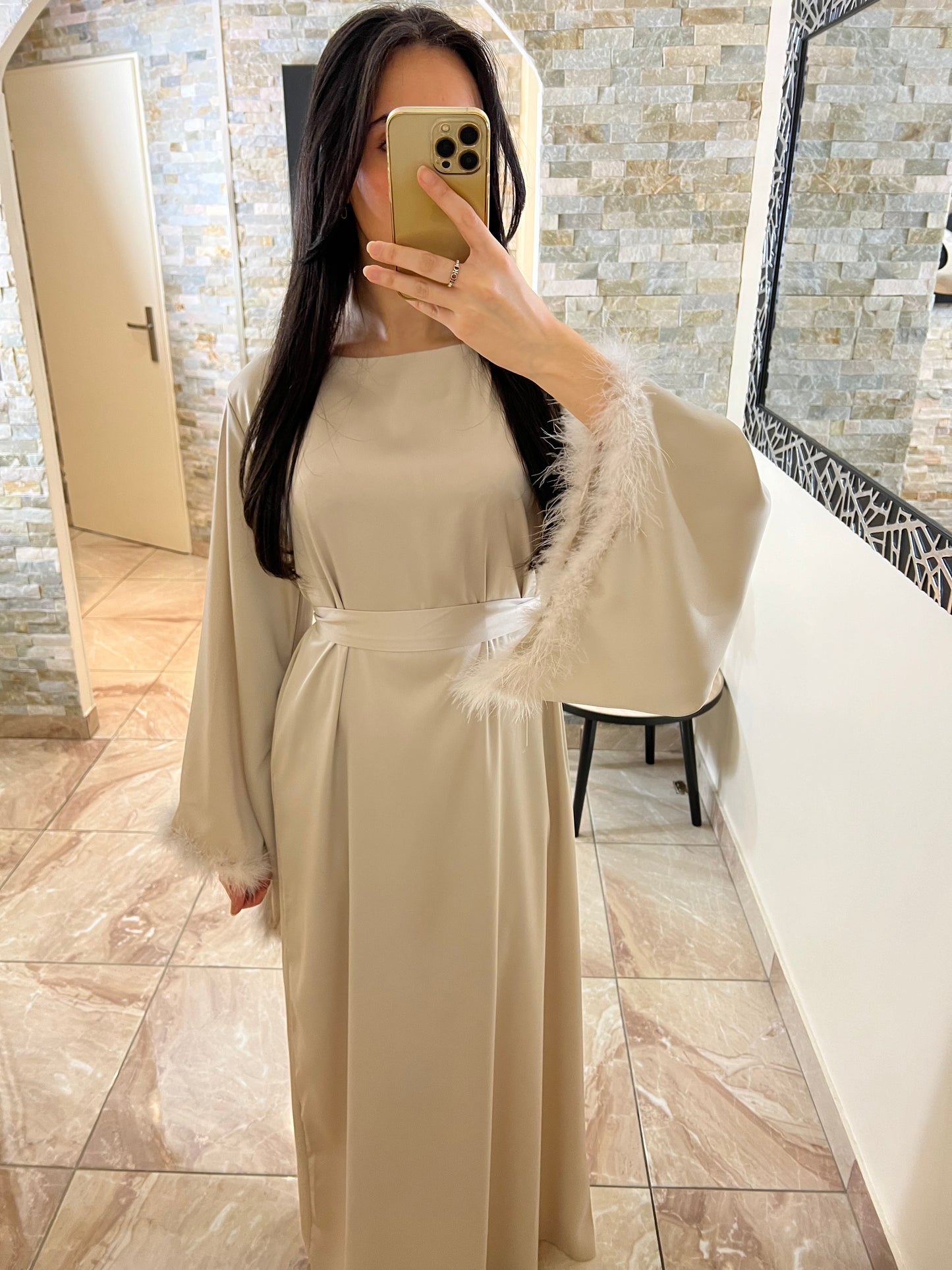 Abaya Arya beige