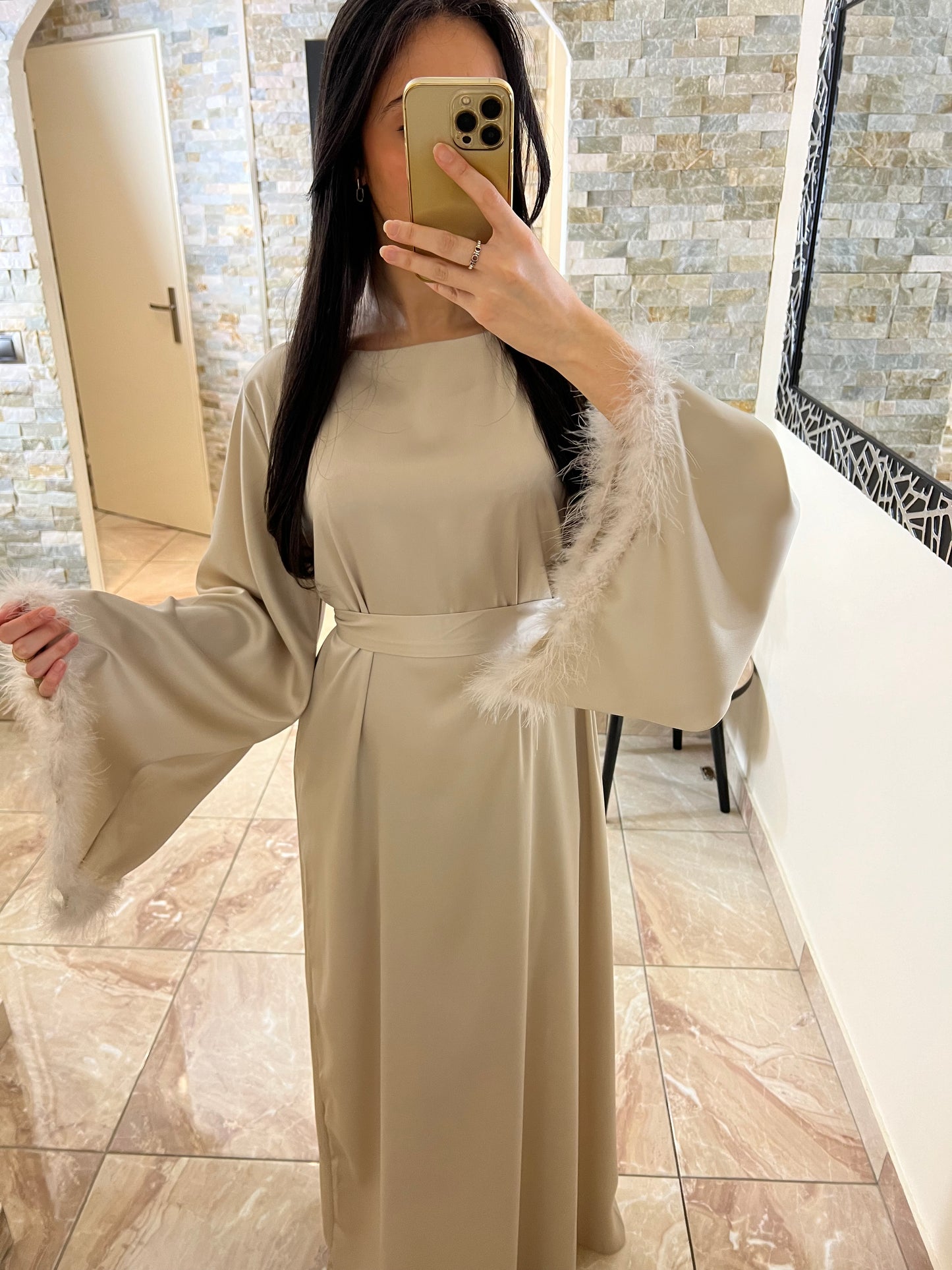 Abaya Arya beige