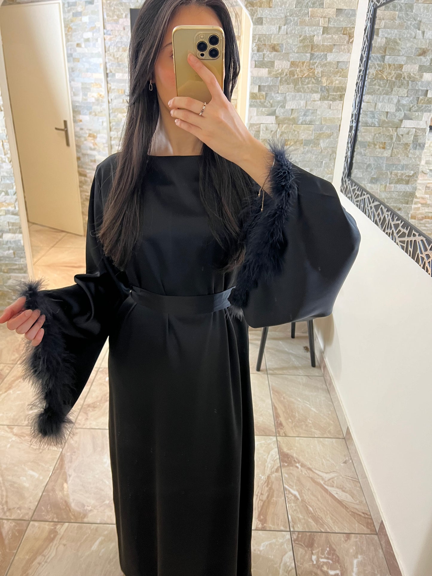 Abaya Arya noire