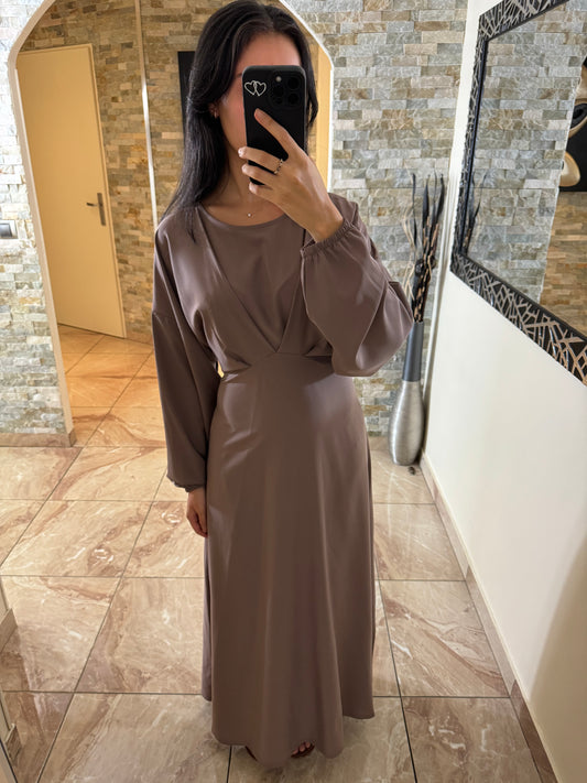 Robe Rafika taupe