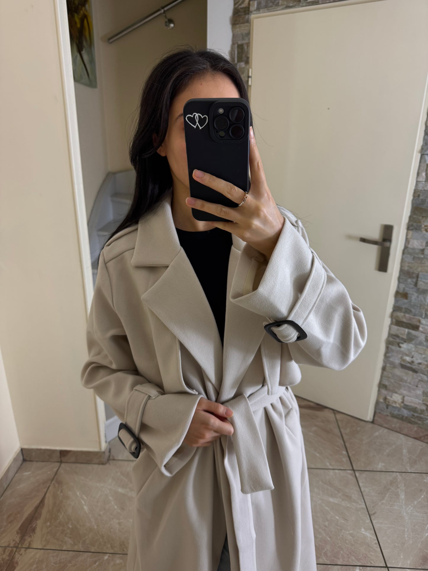 Manteau beige