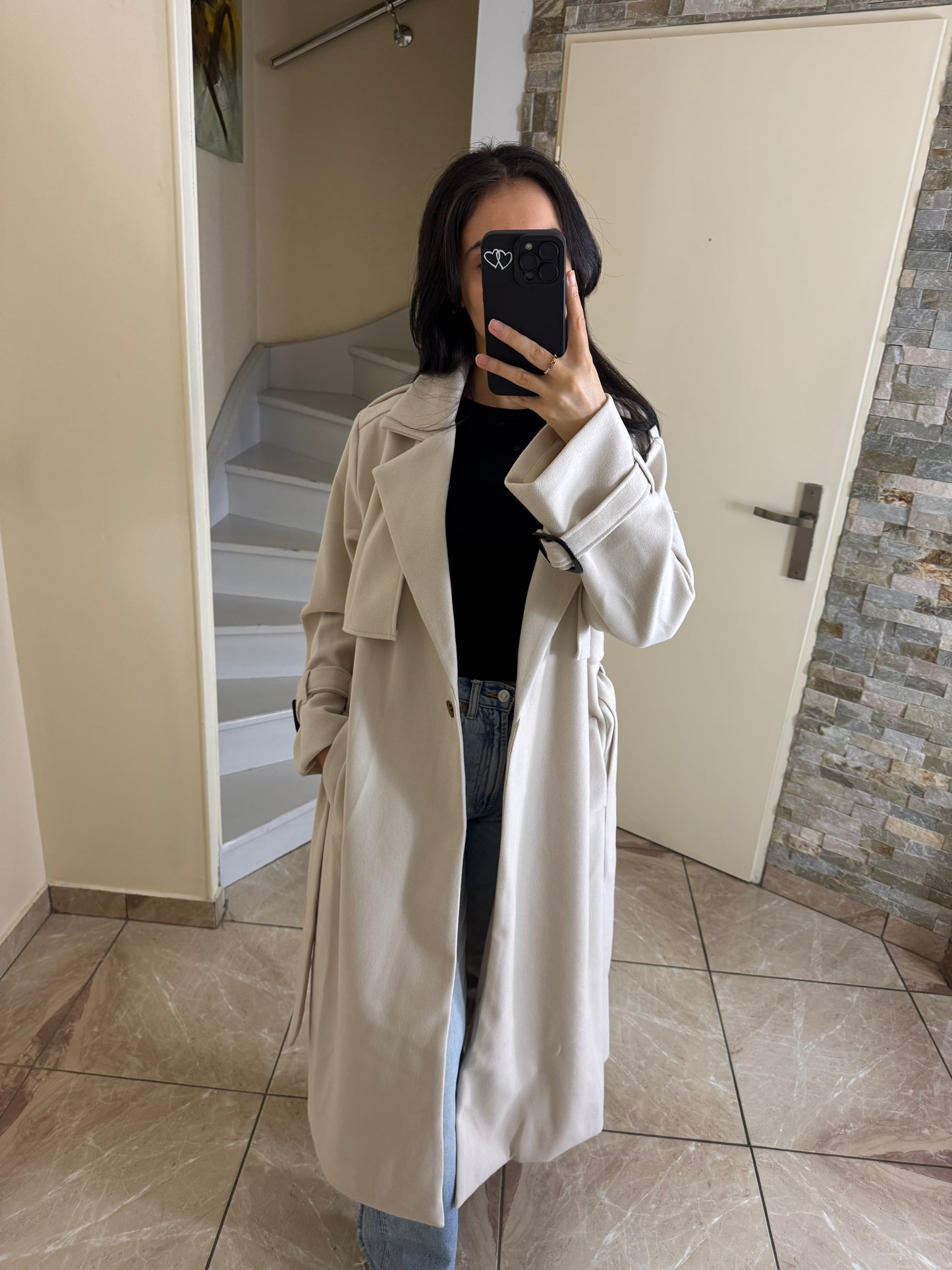 Manteau beige