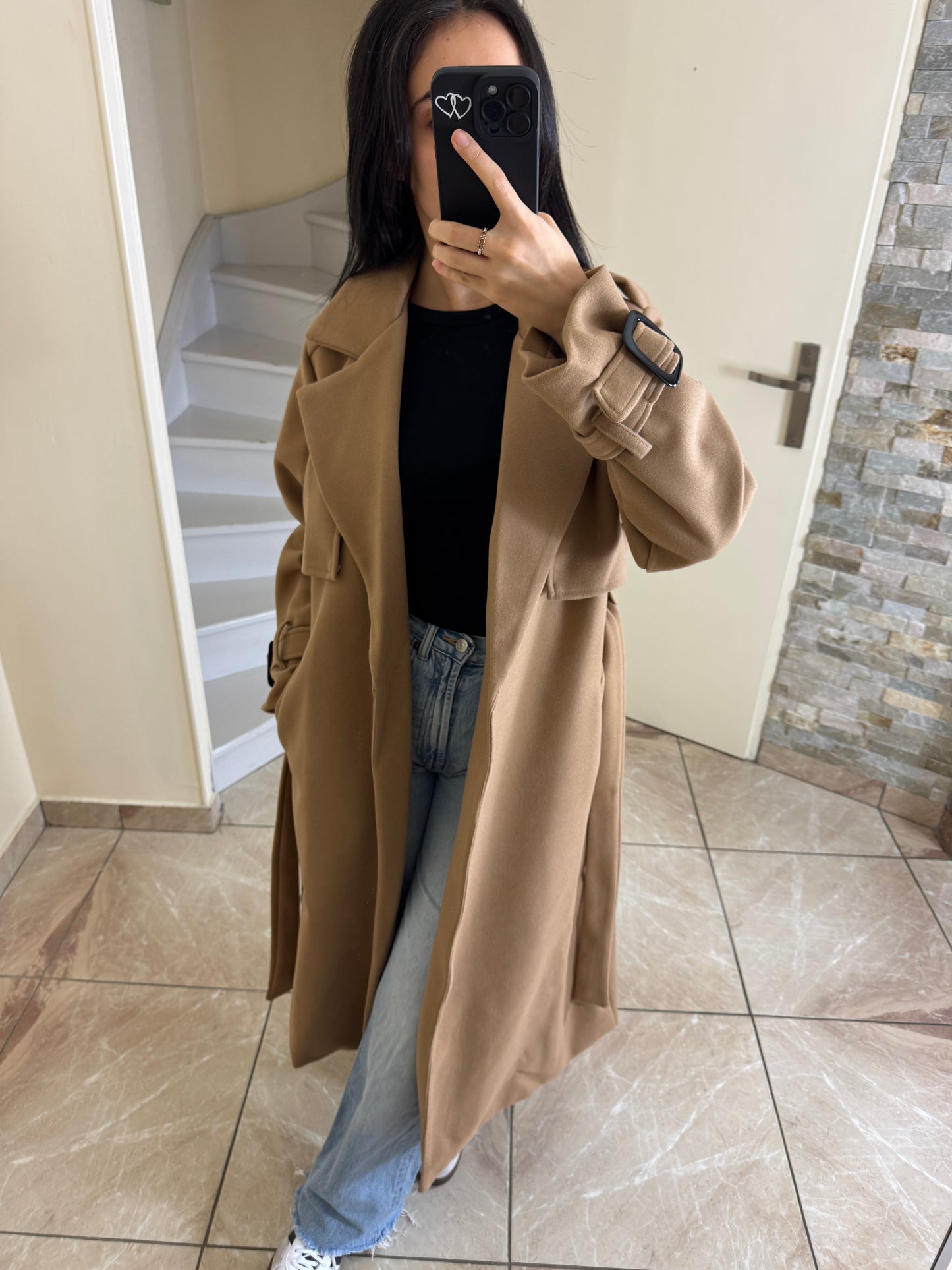 Manteau marron