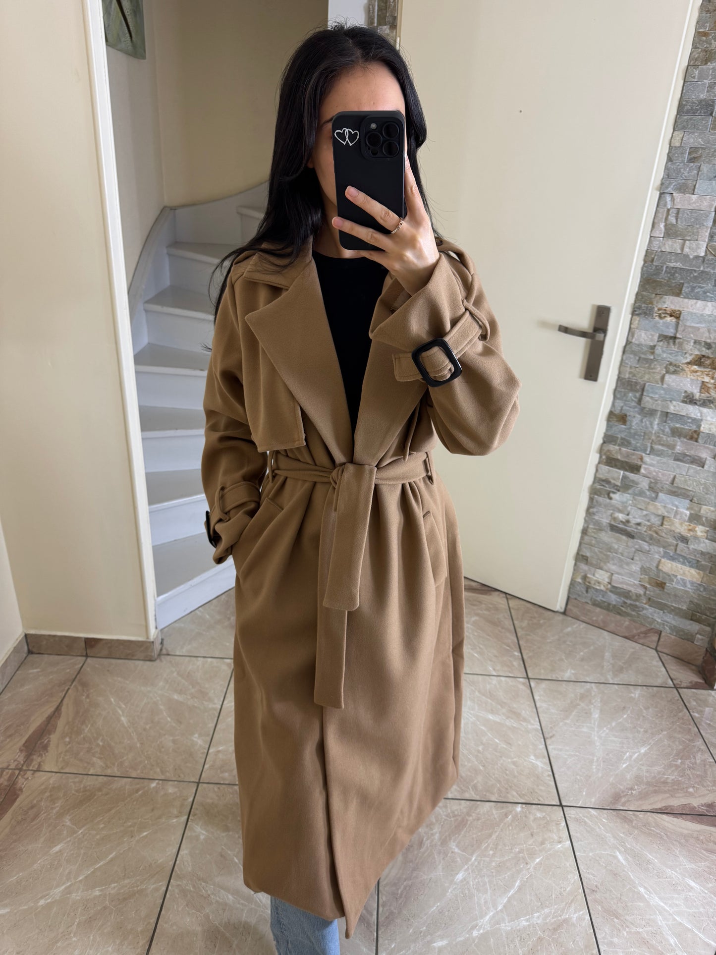 Manteau marron